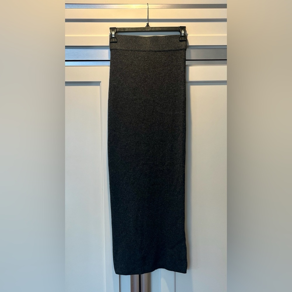 French Connection Ruby Wool Blend Knit Maxi Skirt - image 3